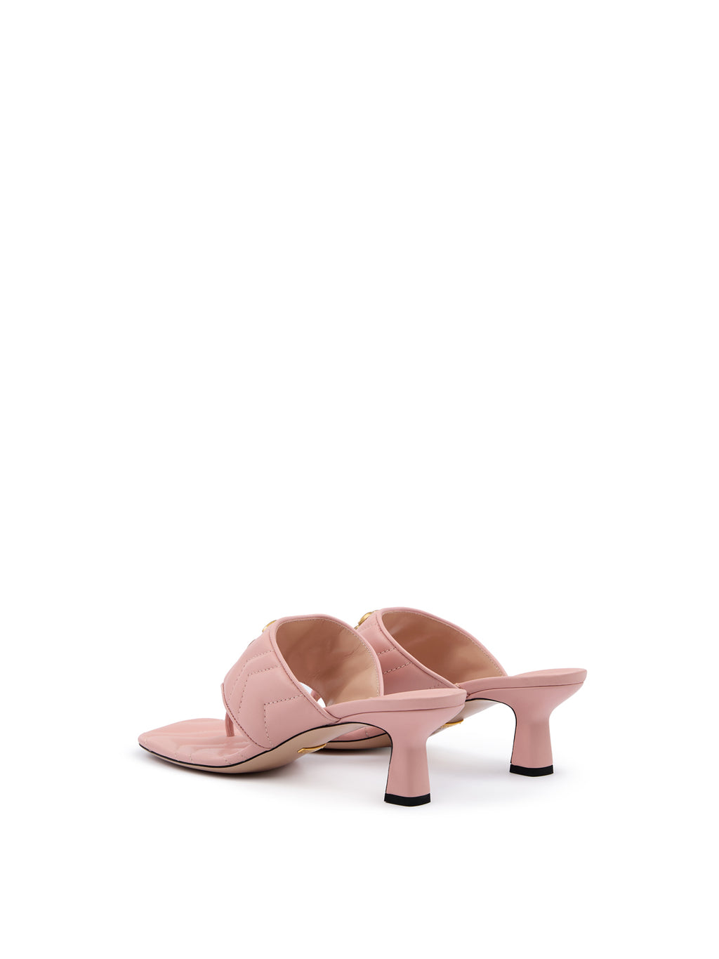 Mystic Pink Nappa Charlotte Leather Sandals