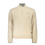 Beige Tessuto Men Sweater