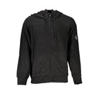 Black Cotton Men's Sweatshirt