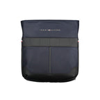 Blue Polyurethane Men's Shoulder Bag
