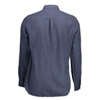 Blue Cotton Men's Shirt