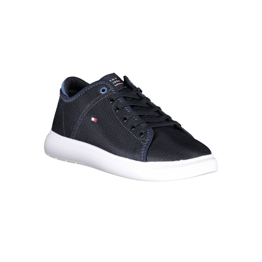 Blu Polyester Men Sneaker