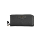 Black Polyurethane Women Wallet