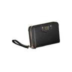 Black Polyurethane Women Wallet