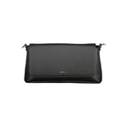 Black Polyester Women Handbag