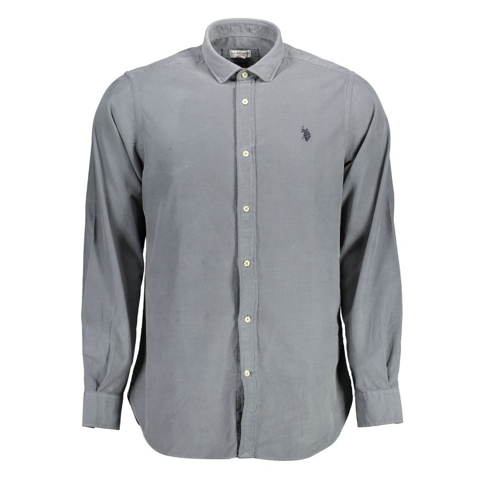 Blu Cotton Men Shirt