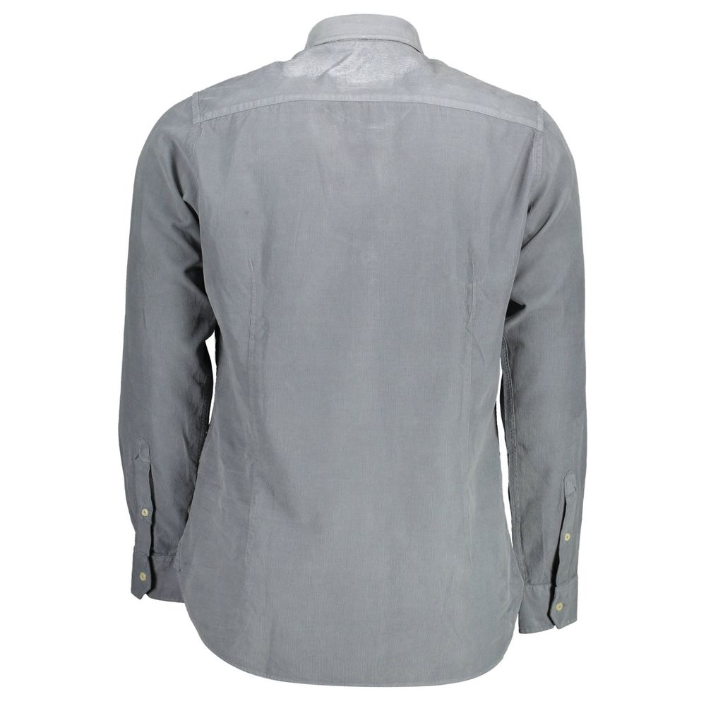 Blu Cotton Men Shirt