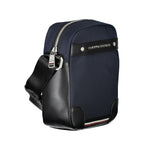 Blue Polyester Men's Shoulder Bag