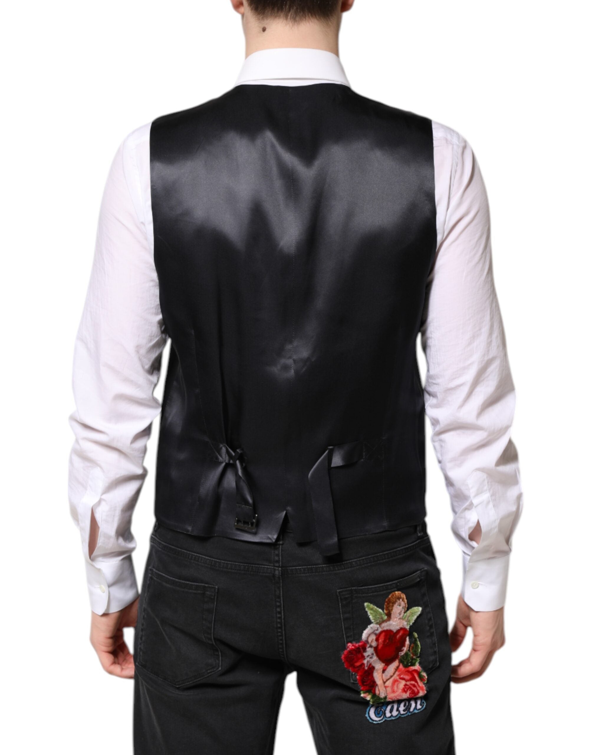 Dark Blue MARTINI Wool Suit 2 Piece Jacket