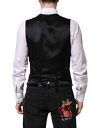Red Sequined Dress Formal Men Waistcoat Vest