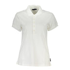 White Cotton Women Polo