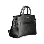 Nero Polyurethane Women Handbag