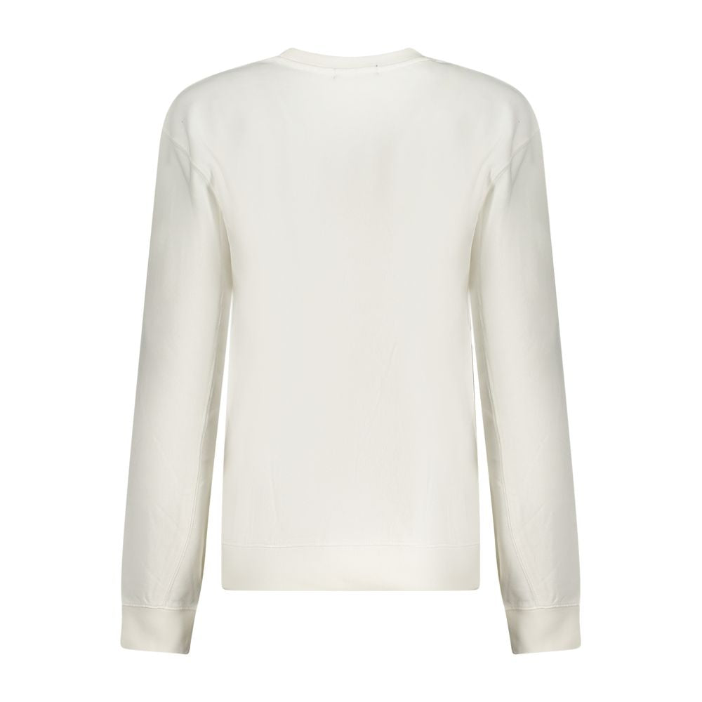 Bianco Cotton Women Sweatshirt