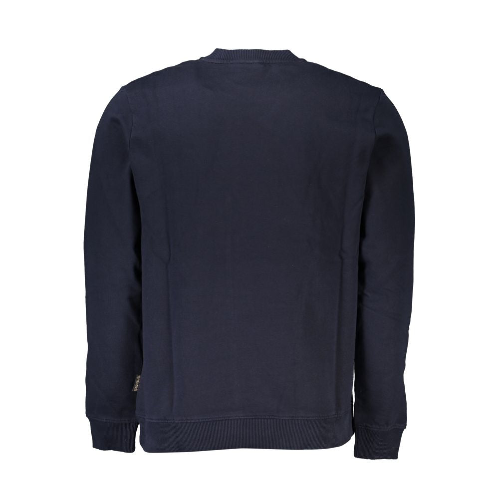 Blue Cotton Men's Sweatshirt