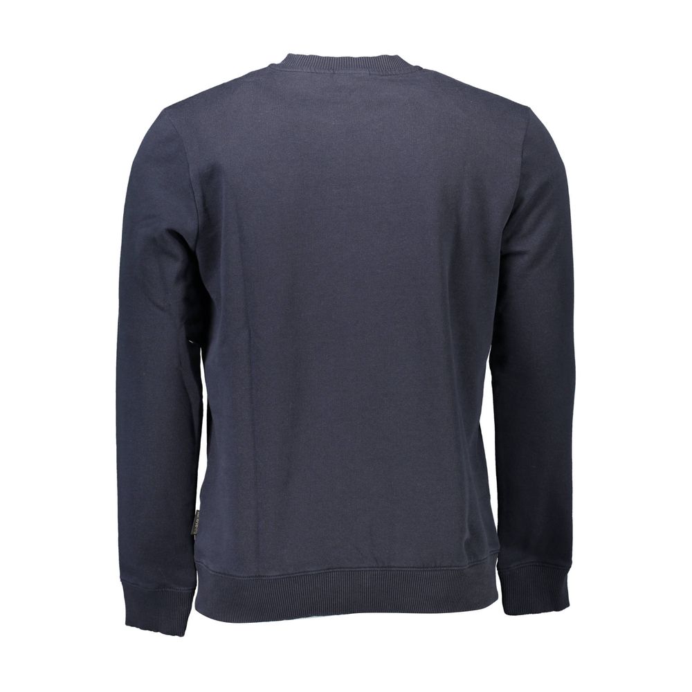 Blue Cotton Men's Sweatshirt