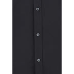 Black Elastane Dress Shirt