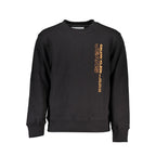Black Cotton Men's Sweatshirt
