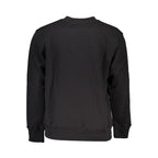 Black Cotton Men's Sweatshirt