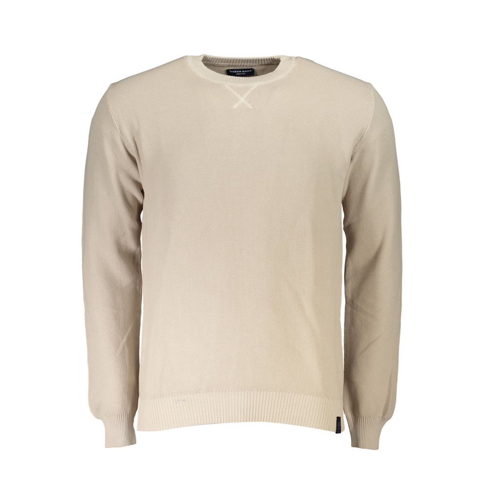 Beige Organic Cotton Men's Sweater