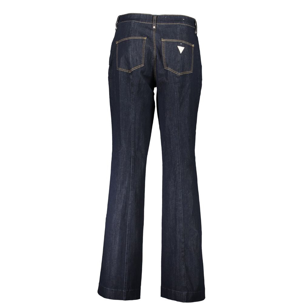 Blue Cotton Women Jeans