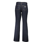 Blue Cotton Women Jeans