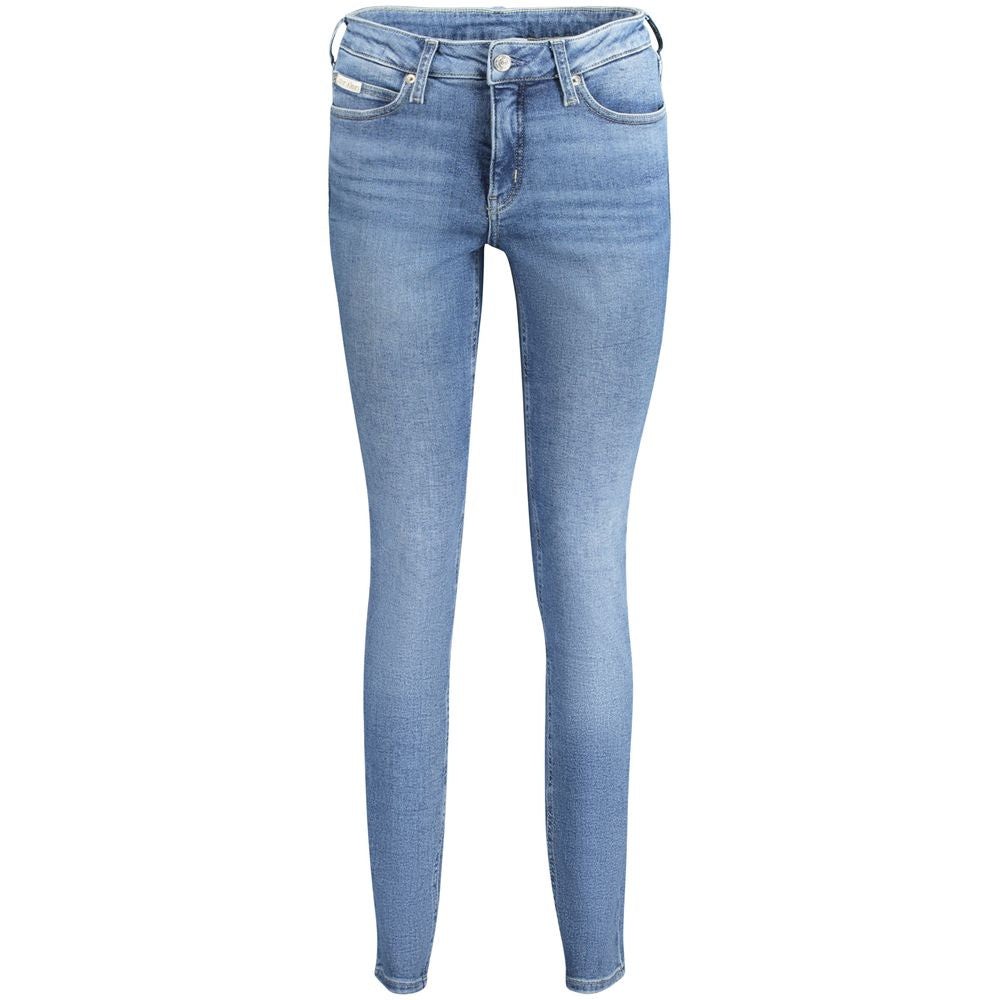 Blu Cotton Women Jeans