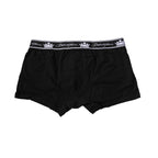 Black Cotton Stretch Regular Boxer Underwear