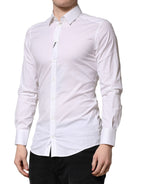 White GOLD Cotton Men Dress Formal Shirt
