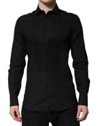 Black GOLD Long Sleeves Dress Formal Shirt