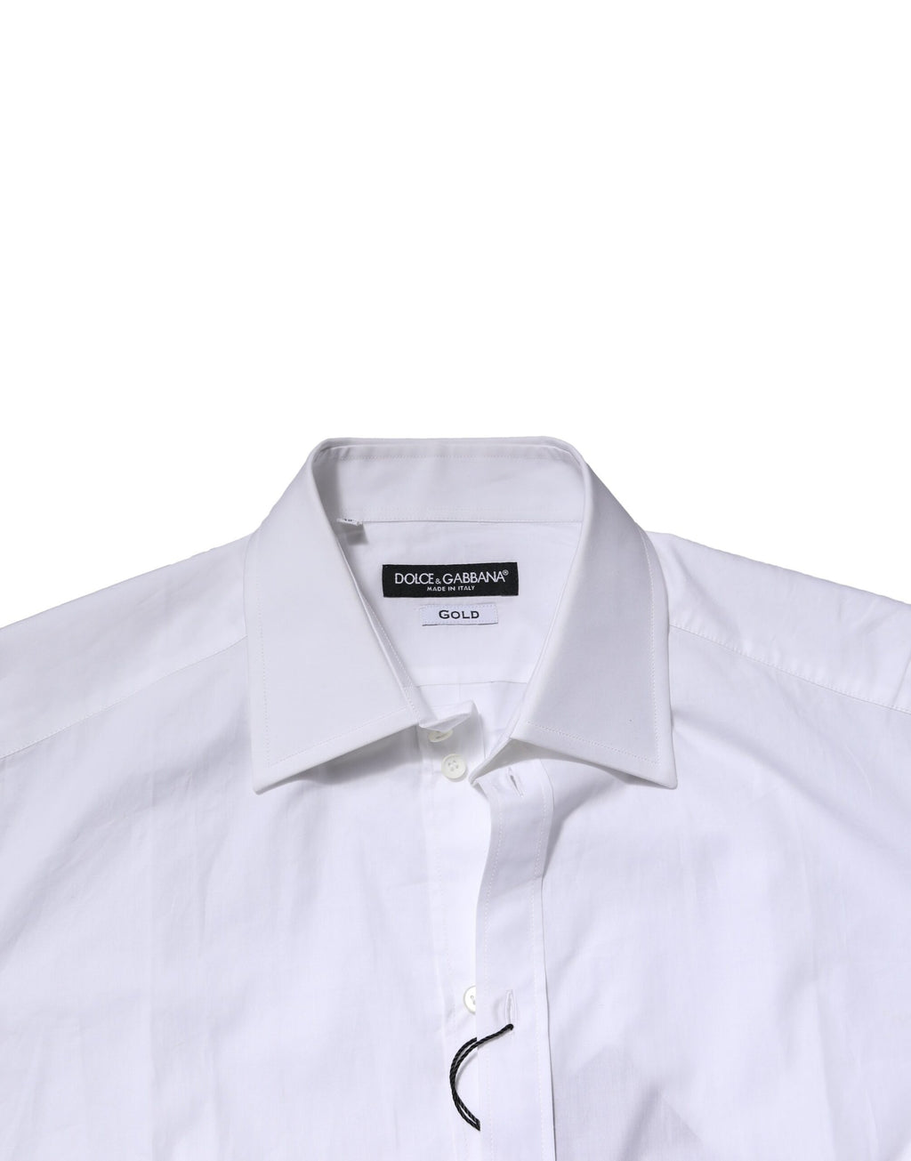 White Cotton GOLD Long Sleeves Formal Shirt