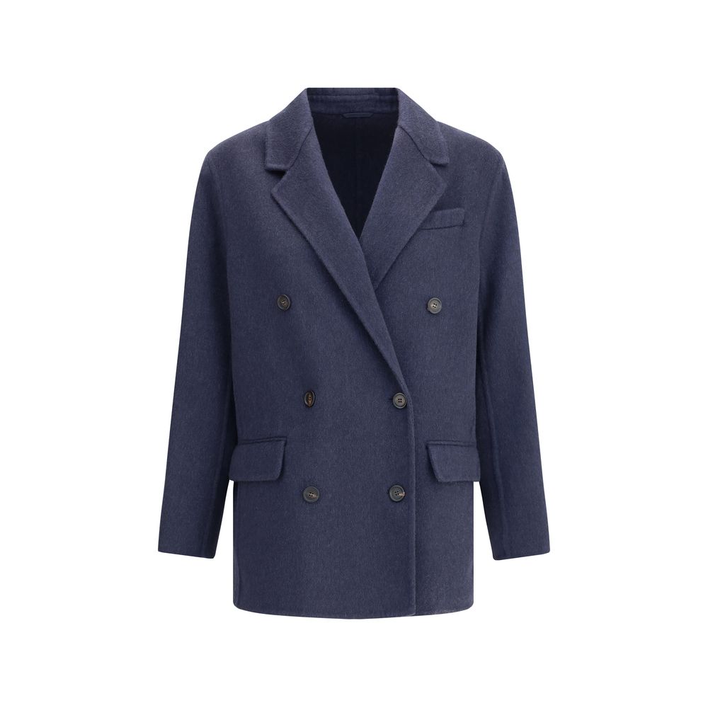 Blue Cashmere Coat