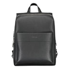 Nero Polyester Men Backpack