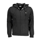 Black Cotton Men's Hoodie