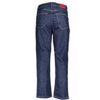 Blue Cotton Women Jeans