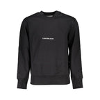 Black Cotton Men's Sweatshirt