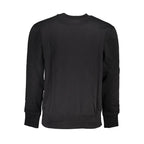 Black Cotton Men's Sweatshirt