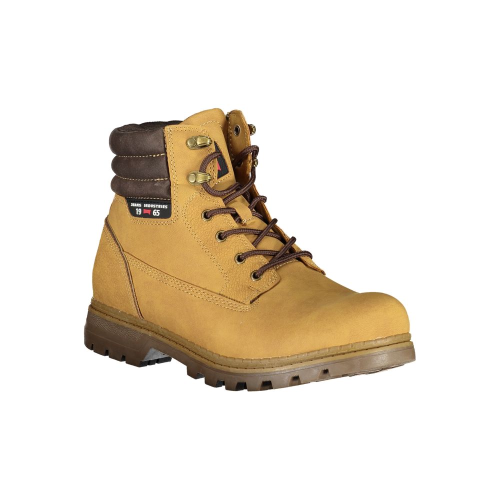 Yellow Polyurethane Men Boot