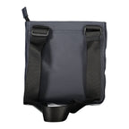 Navy Polyurethane Men's Shoulder Bag