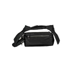 Black Polyester Women Handbag