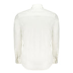 White Cotton Men Shirt