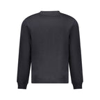 Black Cotton Mens Sweatshirt