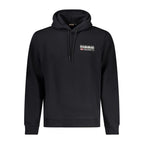 Black Cotton Men's Sweatshirt