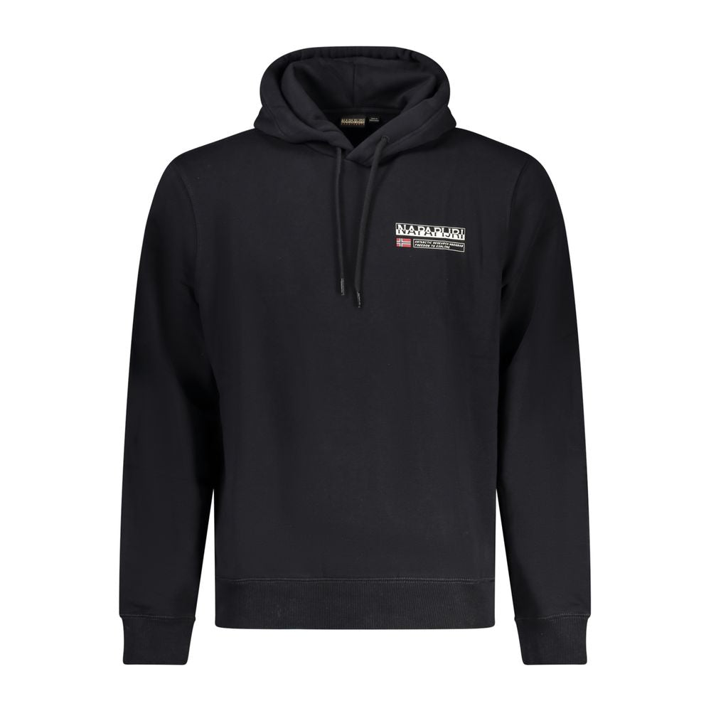 Black Cotton Men's Sweatshirt