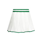 White Polyester Women Skirt