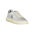 White Polyurethane Men's Sneaker