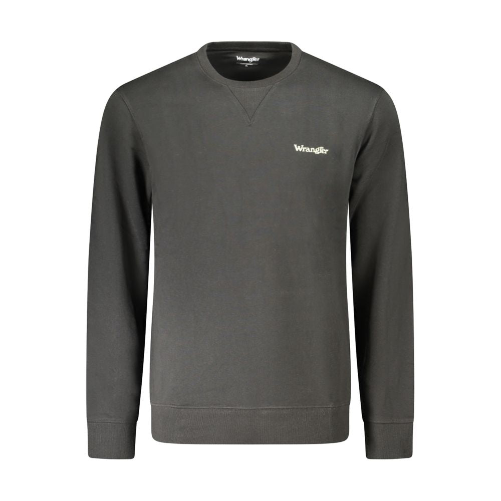 Black Cotton Men's Sweatshirt