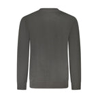 Black Cotton Men's Sweatshirt