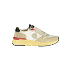 Beige Polyurethane Men Sneaker