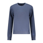 Blue Cotton Women Sweater