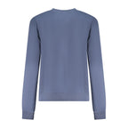 Blue Cotton Women Sweater